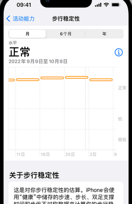 叙永iPhone手机维修如何在iPhone开启'步行稳定性通知'