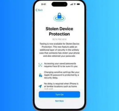 叙永苹果授权维修店分享被盗设备保护功能开启方法 