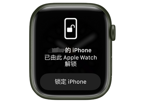 叙永苹果手机维修分享用 AppleWatch 解锁配备面容 ID 的 iPhone方法 