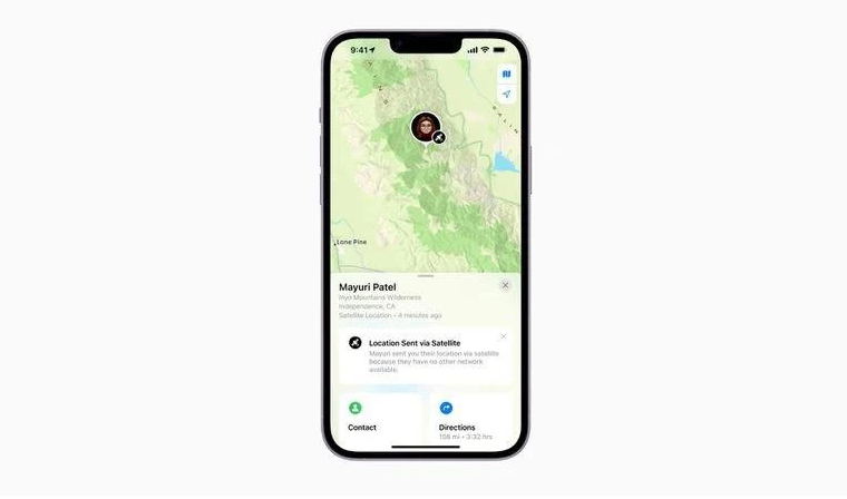 叙永苹果14维修分享iPhone14系列中 FindMy功能通过卫星分享位置方法教程 