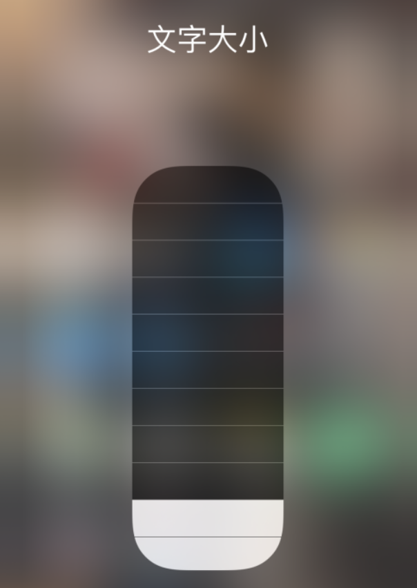 叙永苹果手机维修分享小技巧：在 iPhone 控制中心快速调节字体大小 